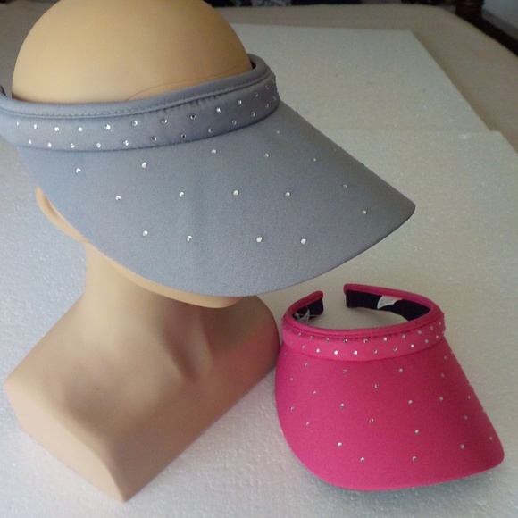 TWO BLING VISORS - Picture 1 of 9